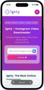Download Instagram Reels with IGsty